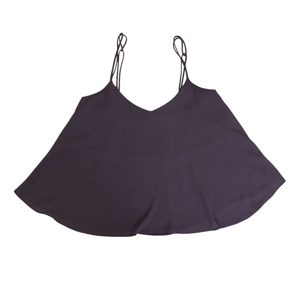 Topshop Lavender-Gray Double Strap Camisole Top Size 4 - Picture 10 of 10